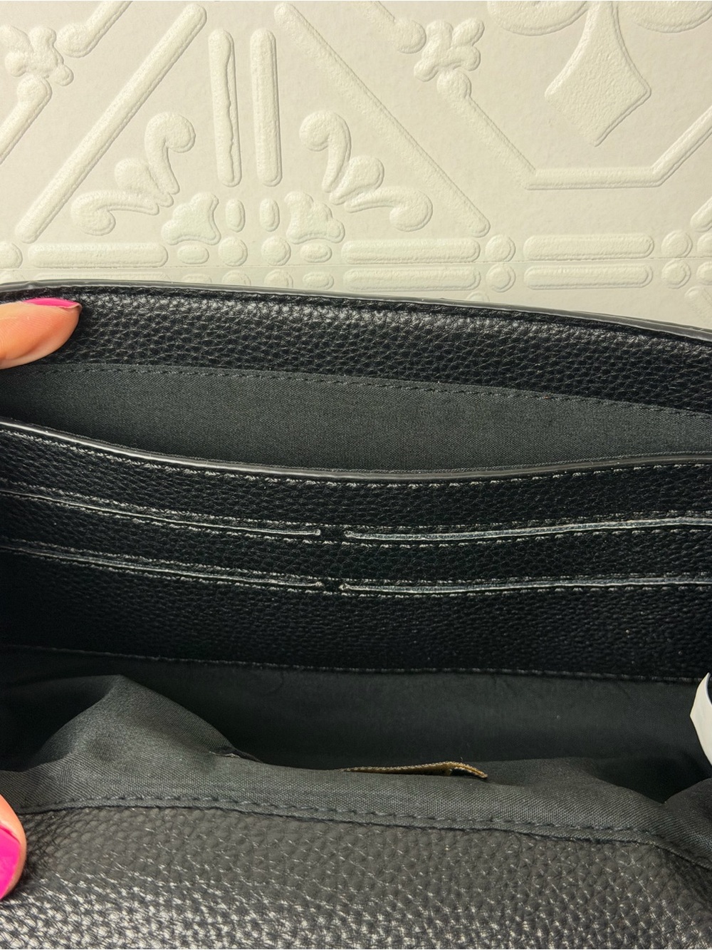 Black Embroidered Butterfly Floral Studded Wallet Wristlet Whimsigoth Y2K Clutch - Picture 6 of 10